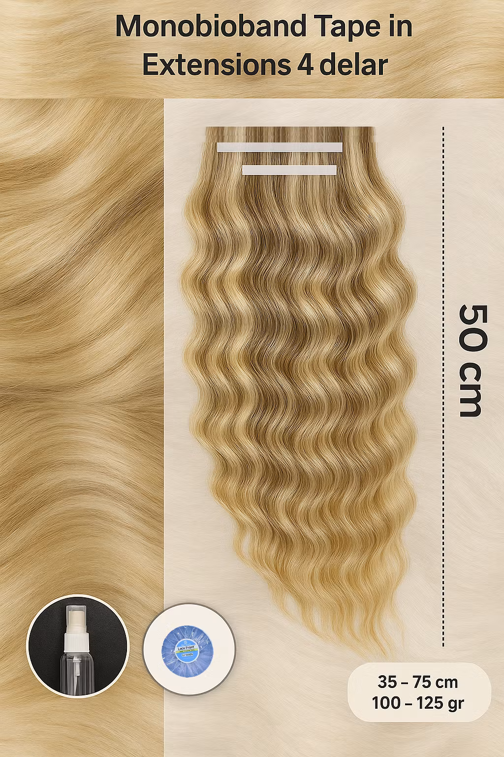 Monobioband Tape in Extensions -#18/22