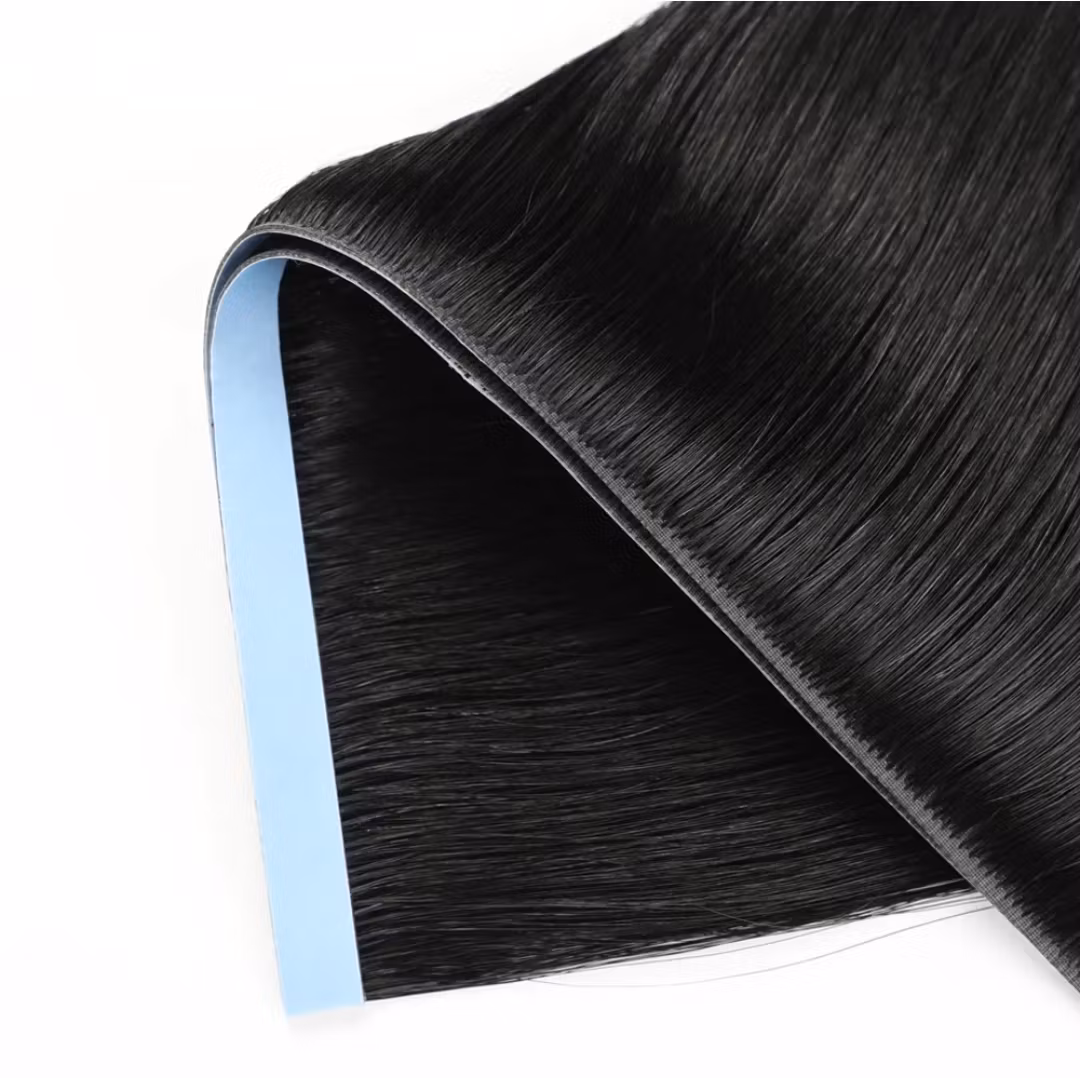 Long Seamless Invisible Tape In Hair Extension  - #1 Jet Black