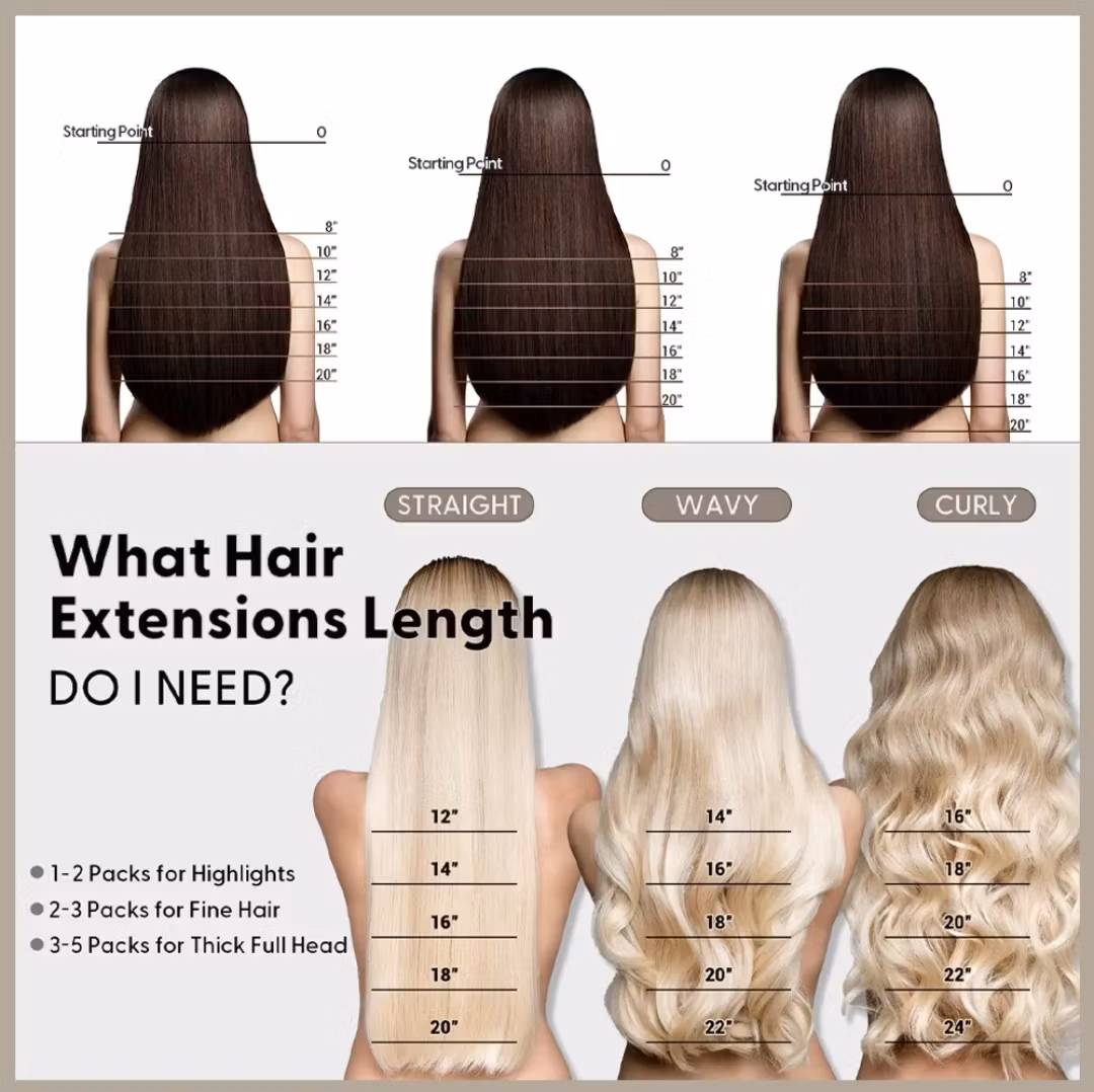 Long Seamless Invisible Tape In Hair Extension - #33
