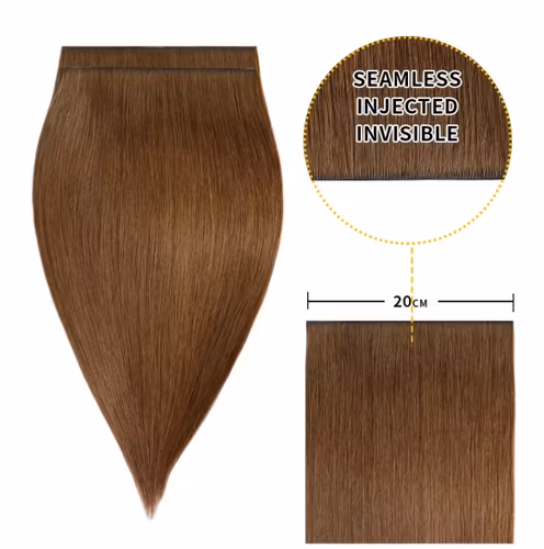 Long Seamless Invisible Tape In Hair Extension - #6