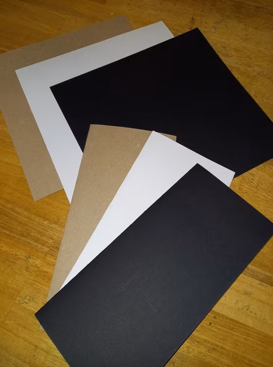 line cardstock 20x21 cm Svart 100 st