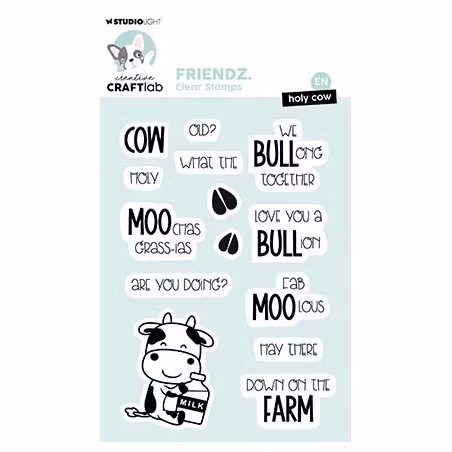 Studio Light Dies - Friendz: Holy Cow. CCL-FR-STAMP599
