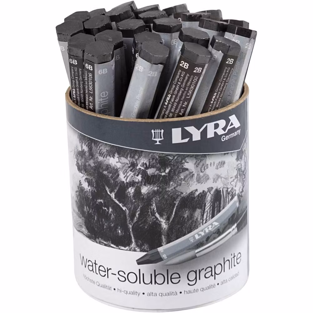 Lyra water soluble graphite 24 st 8 var av 2B+6B+9B