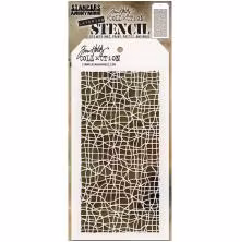 Tim Holtz Layered Stencil 4.125X8.5 - shifter tree THS113