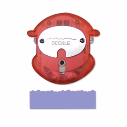 Finger guard, Replaceble blade, Deckle, red