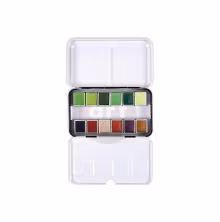 Prima Confections Watercolor Pans 12/Pkg - Terrain