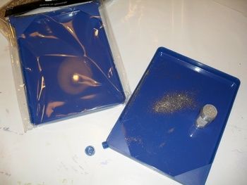 Uppsamlare för glitter och pulver