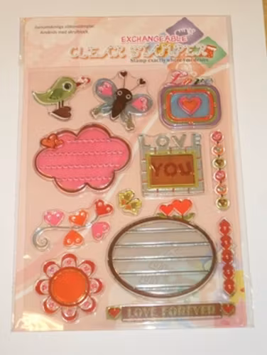 Clear Stamps, Djur och journaling, 293306