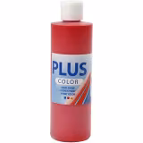 Plus Color, 250ml Akrylfärg, Crimson red