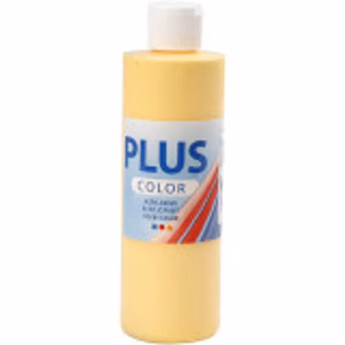 Plus Color, 250ml Akrylfärg, Crokus yellow
