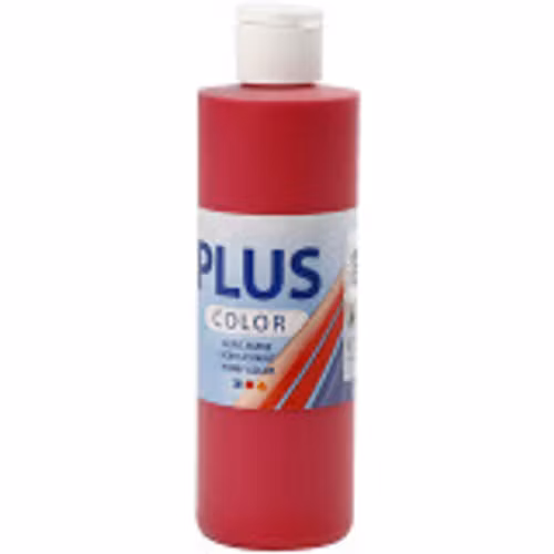 Color, 250ml Akrylfärg, Berry Red