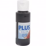 Plus Color hobbyfärg, black, 60ml