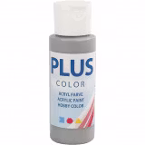 Plus Color hobbyfärg, rain grey, 60ml