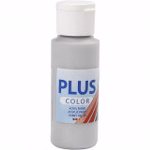 Plus Color hobbyfärg, silver, 60ml