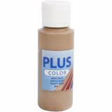 Plus Color hobbyfärg, light brown, 60ml