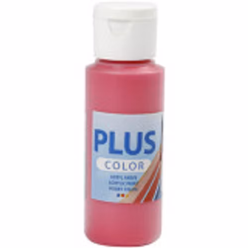 Plus Color hobbyfärg, primary red, 60ml