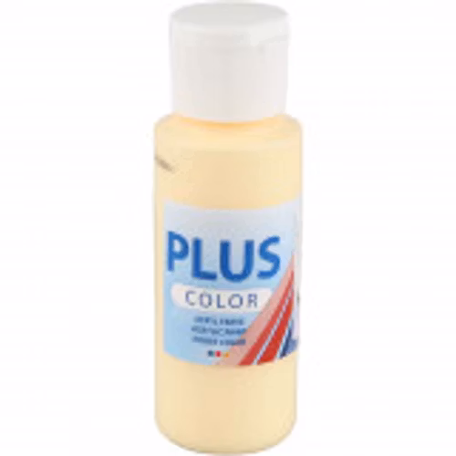 Plus Color hobbyfärg, light yellow, 60ml