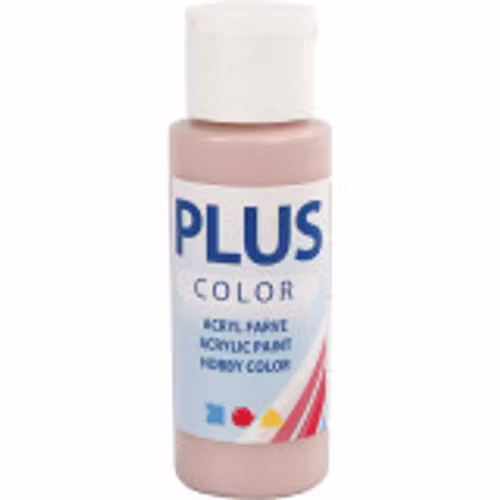 Plus Color hobbyfärg, dusty rose, 60ml