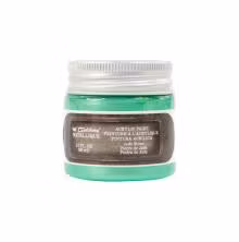 Prima Finnabair Art Alchemy Acrylic Paint 50ml - Metallique Jade Stone