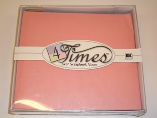 Album EK 4times, 6"x6", pink
