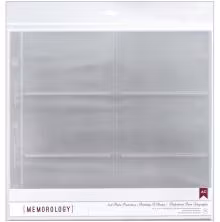 Page Protectors 12"x12", 4 x 6 Photo Pockets Memorology, American Craft