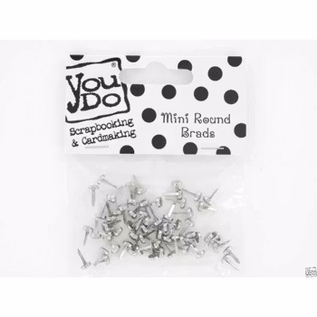 YouDo, Brads Round 5mm Silver 60pcs