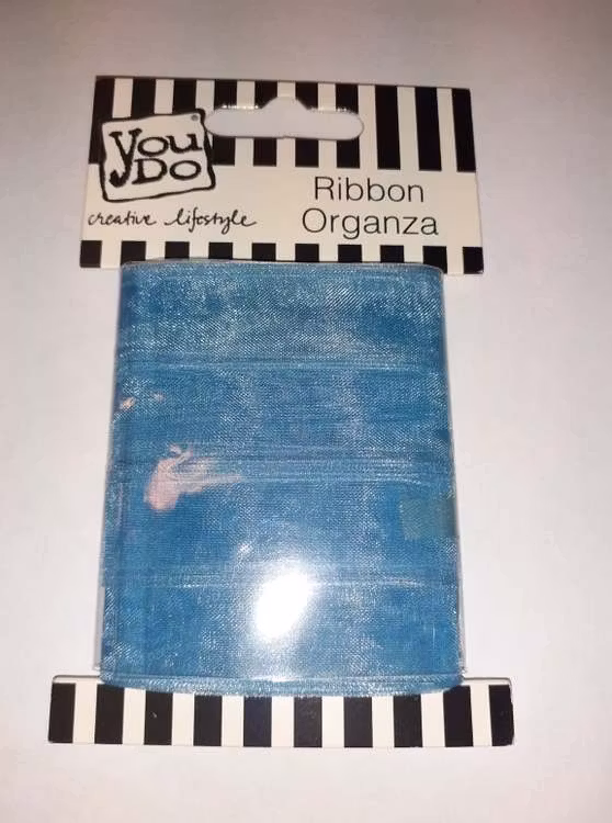 Ribbon organza YouDo, 16mmx10m Blue