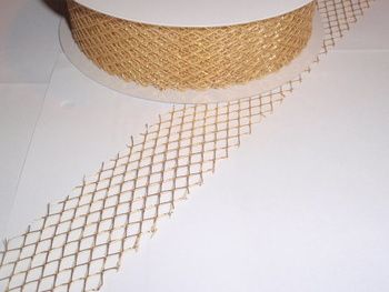 Gallerband, 4 cm, Guld