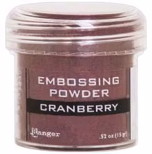 Embossing powder, Ranger - Cranberry