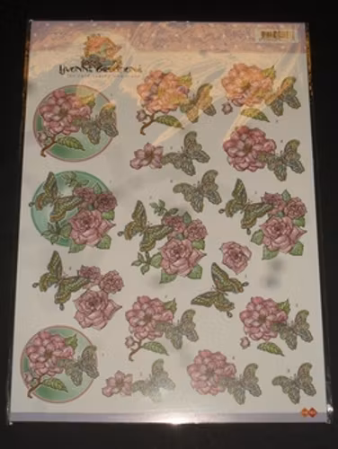 3D klippark, YC10230, blommor