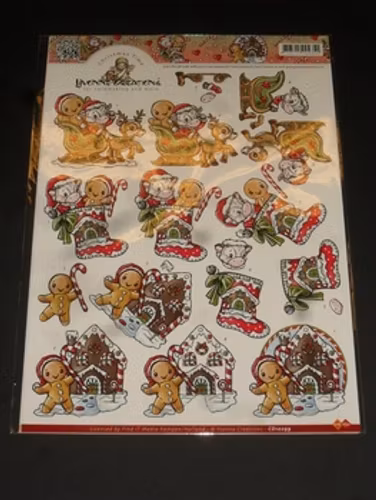 3D klippark, yc10299 pepparkaksgubbe