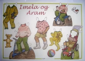 Klippark THM "Imela och Arams kläder"