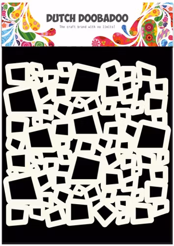 DDBD MASK STENCIL 15x15cm "Squares"