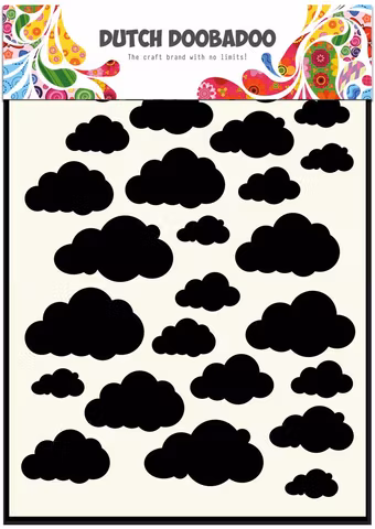 DDBD Mask Stencil A5 cloud