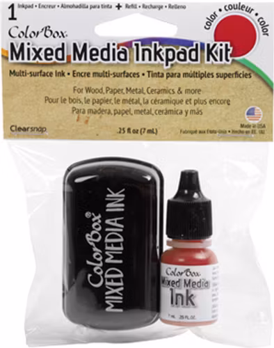 ColorBox Mixed Media Inkpad Kit - Red