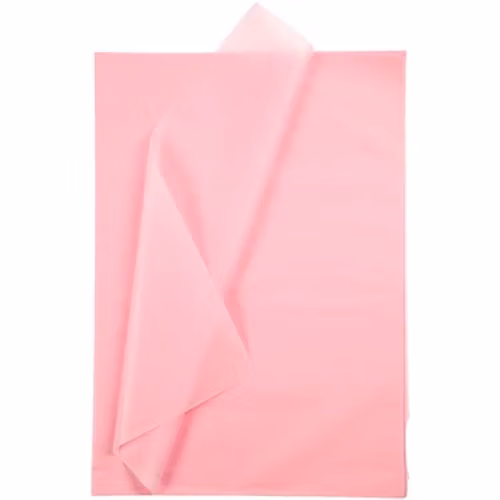 Silkespapper, 50x70, 25 ark, rosa