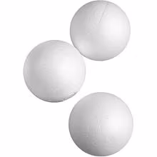 Styrolitkulor, 7 cm, 5 st