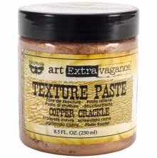 Prima Finnabair Art Extravagance Texture Paste 250ml - Coppar Crackle