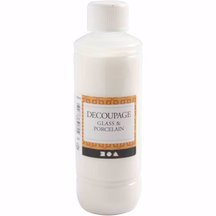 Decoupagelack, , Glas och porslin, 250ml