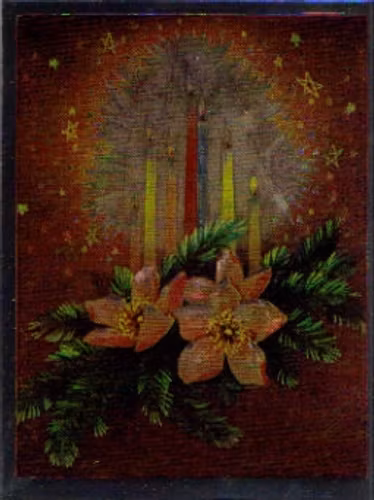 SB 072 Juleljus, folierad bild