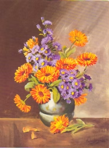 SB 085c Ringblommor, stor