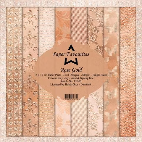 Paper Favourites Paper Pack "Rose Gold"