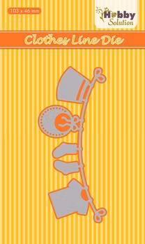 Nellie Snellen/Hobby Solution Die - clothesline