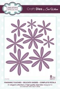 Creative Expressions Die, CED1417 Delicate Daisies - Complete Petals