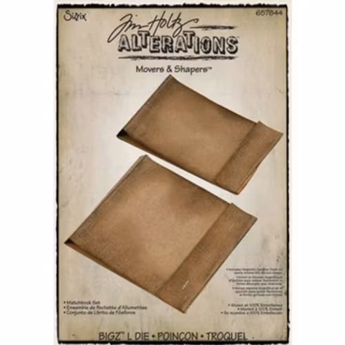 657844 Sizzix L-die matchbook set 2 sizes
