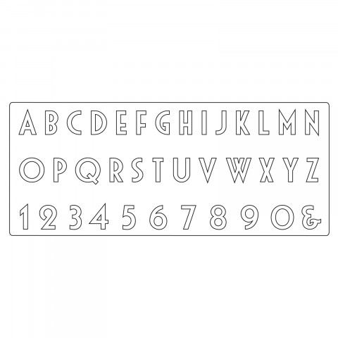661815 Sizzix Bigz XL Alphabet Die - Deco
