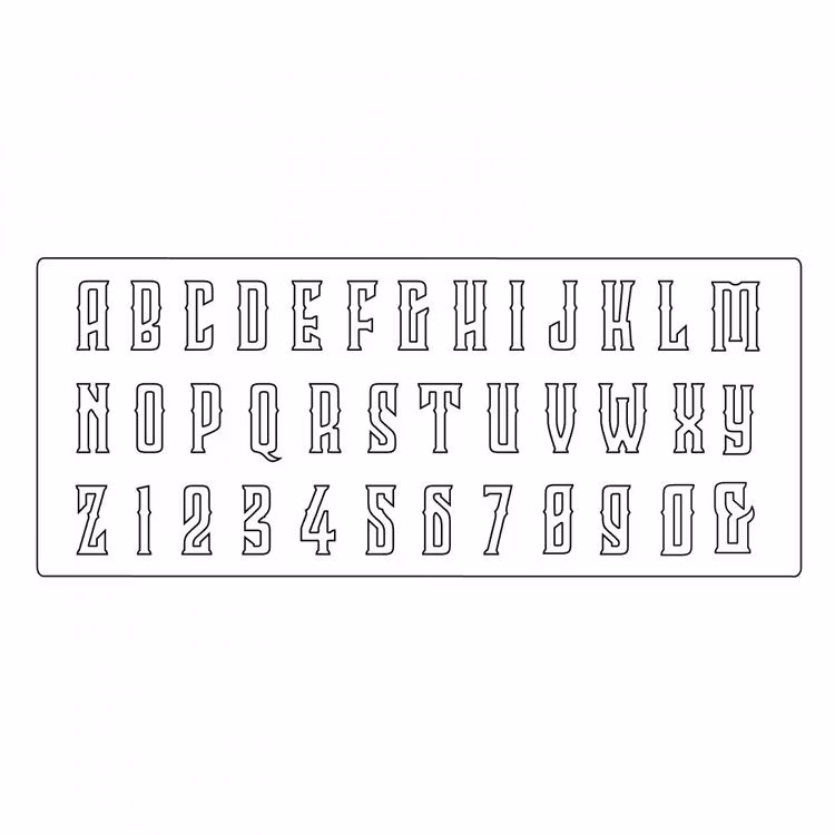 663110 Sizzix Bigz XL Alphabet Die - Wonderland