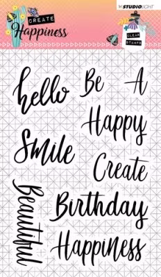 Studio Light Clearstamp STAMPCR346 text
