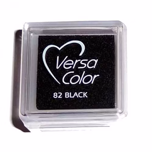 stämpeldyna, Versacolor black, liten dyna