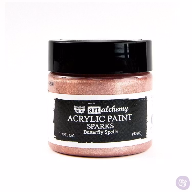 Finnabair Art Alchemy Acrylic Paint 50ml - SPARKS - Butterfly spells